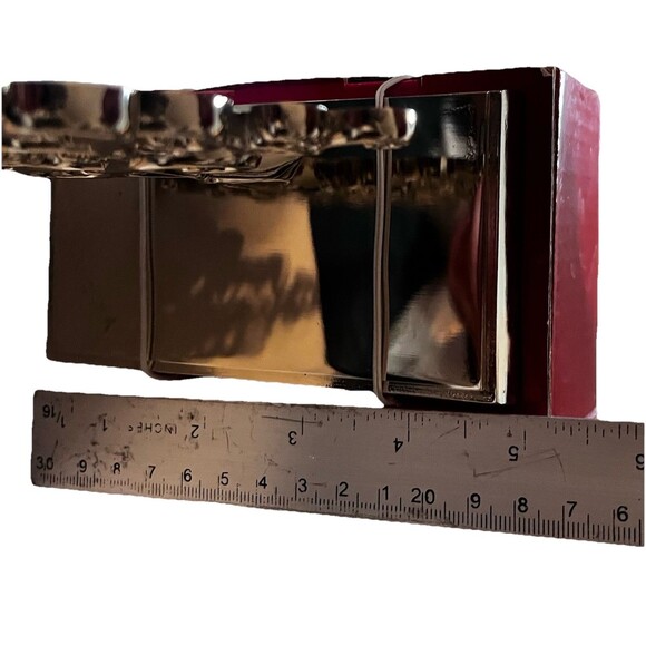 At Home Metal Christmas Tree Stocking Holder Silver Scroll Decor Mantle Hook - Picture 6 of 6